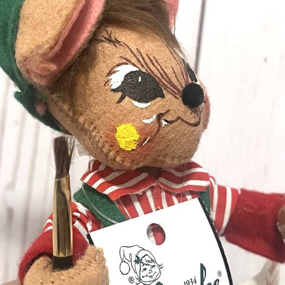 Vintage 2002 Annalee Workshop Mouse 6" with Original Tag (769403) - Picture 6 of 13